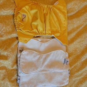 Rumparooz Pocket Diaper with 6 inserts